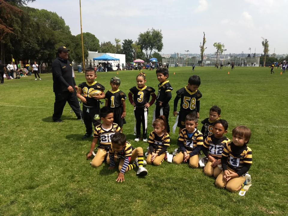 Emperadores Aztecas categoria U-6 Mixta flag football - AFFEMEX